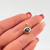 Dije Ojo Turco 1gr / 1/2 in / Oro Amarillo +4 18K ©