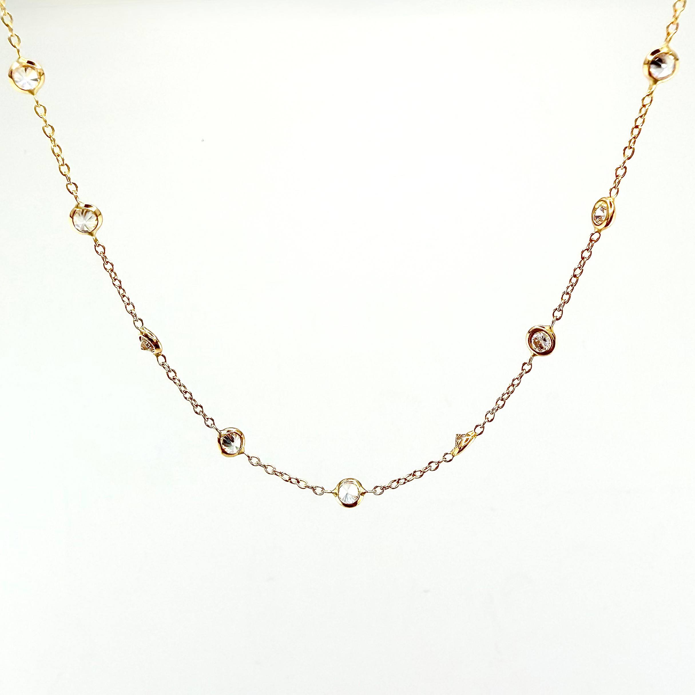 Cadena Aro Seguido Burbujas 3.5gr / 15 3/4 in / 3.8mm Oro Amarillo +4 18K ©