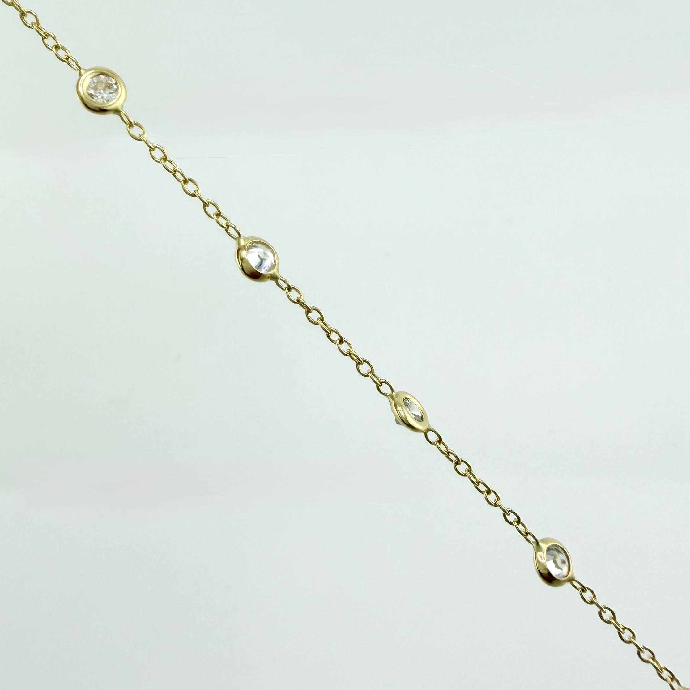 Cadena Aro Seguido Burbujas 3.7gr / 15 3/4 in / 3.8mm Oro Amarillo +4 18K ©