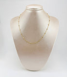 Cadena Aro Seguido Burbujas 3.7gr / 15 3/4 in / 3.8mm Oro Amarillo +4 18K ©