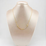 Cadena Aro Seguido Bolas Diamantadas 3.45gr / 17 3/4 in / 3mm Tres Oros +4 18K ©