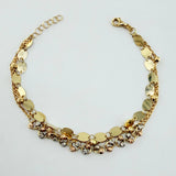 Pulso Aro Seguido Tres Caminos 5.2gr / 7 in / 1mm Oro Amarillo +4 18K*