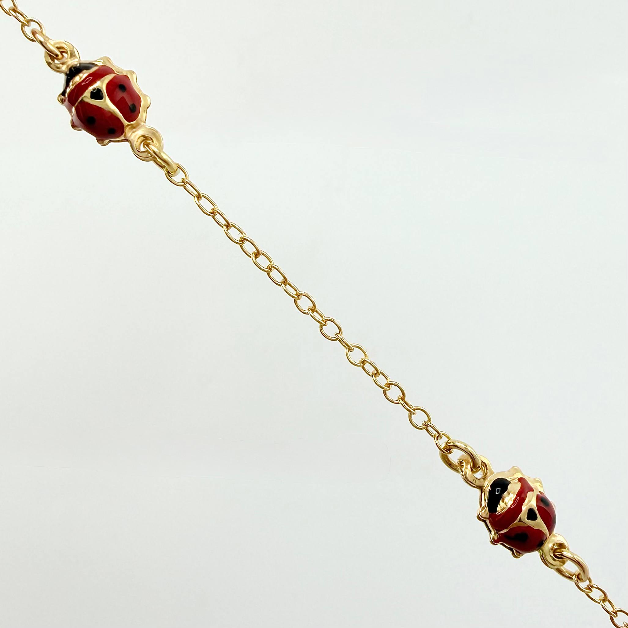 Pulso Aro Seguido Mariquita 1.95gr / 6 1/2 in / 1.5mm Oro Amarillo +4 18K*