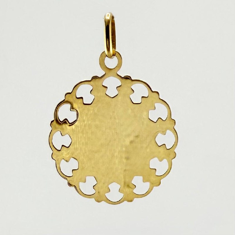 Dije Dije Virgen Guadalupe 0.9gr / 1 in / Oro Amarillo +4 18K