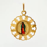 Dije Dije Virgen Guadalupe 0.9gr / 1 in / Oro Amarillo +4 18K