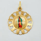 Dije Dije Virgen Guadalupe 0.9gr / 1 in / Oro Amarillo +4 18K