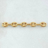 Herraje Retazo GC 5 Eslabones 0.5gr / 1 1/2in / 4mm Oro Amarillo 18K