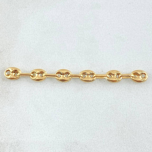Herraje Retazo GC 6 Eslabones 0.65gr / 1 3/4 in / 4.2mm Oro Amarillo 18K