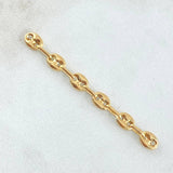 Herraje Retazo GC 6 Eslabones 0.65gr / 1 3/4 in / 4.2mm Oro Amarillo 18K