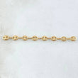 Charm GC Patch 8 Links 0.55gr / 2 in / 3.3mm Yellow Gold 18K