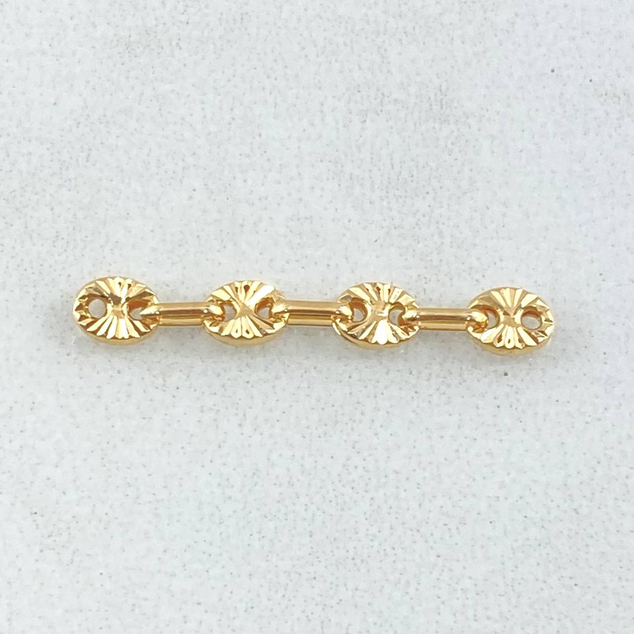 Herraje Retazo GC 0.9gr / 6cm / Oro 18K