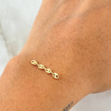 Herraje Retazo GC 0.9gr / 6cm / Oro 18K