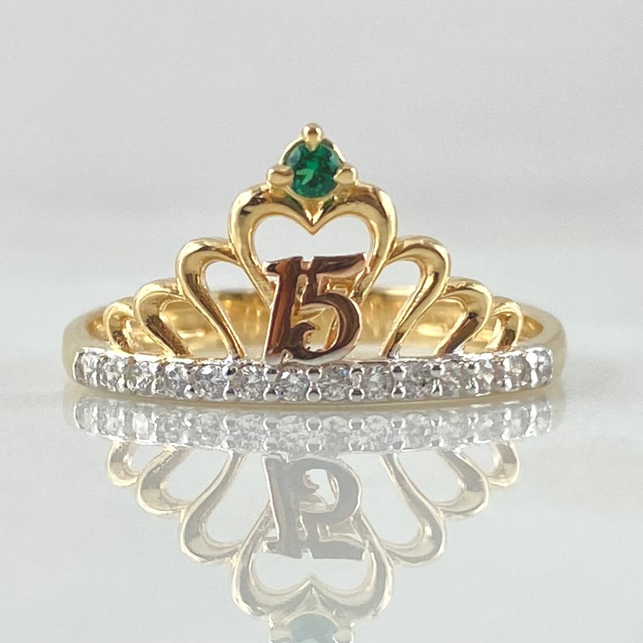 Crown Ring 15s 2.05gr / Size 6 3/4 / 18K Gold ©