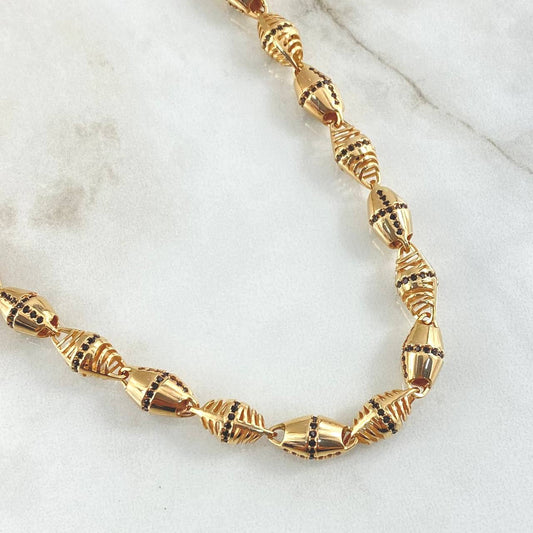 Hollow Granada Chain 58.55gr / 65cm / 18K Gold ©