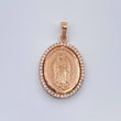Dije Virgen de Guadalupe 3.2gr / 1 in / Oro Rosa 18K $