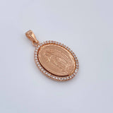 Dije Virgen de Guadalupe 3.2gr / 1 in / Oro Rosa 18K $