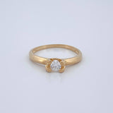 Anillo Solitario 1.75gr / T6 / Oro Amarillo 18K $