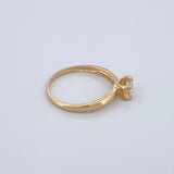 Anillo Solitario 1.75gr / T6 / Oro Amarillo 18K $