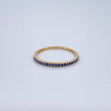 Anillo Churumbela 1.25gr / T7 1/4 / Oro Amarillo 18K $