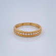 Anillo Churumbela Tupida 2.4gr / T8 1/4 / Oro Amarillo 18K $