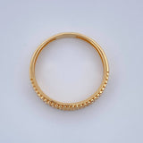 Anillo Churumbela Tupida 2.4gr / T8 1/4 / Oro Amarillo 18K $