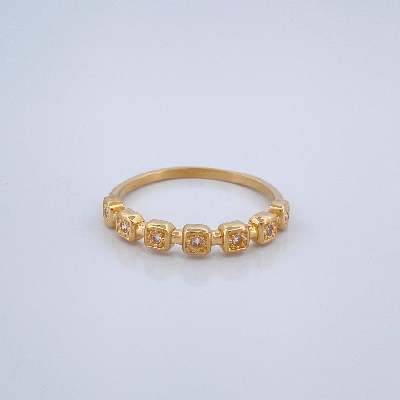 Anillo Solitario Churumbela 1.75gr / T7 / Oro Amarillo 18K $