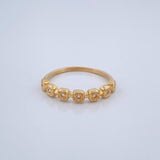 Anillo Solitario Churumbela 1.75gr / T7 / Oro Amarillo 18K $