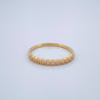Anillo Churumbela Flores 1.55gr / T7 3/4 / Oro Amarillo 18K $