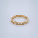 Anillo Argolla Churumbela 2.4gr / T7 / Oro Amarillo 18K $