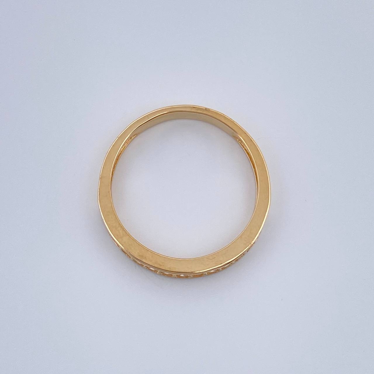 Anillo Argolla Churumbela 2.45gr / T6 3/4 / Oro Amarillo 18K $