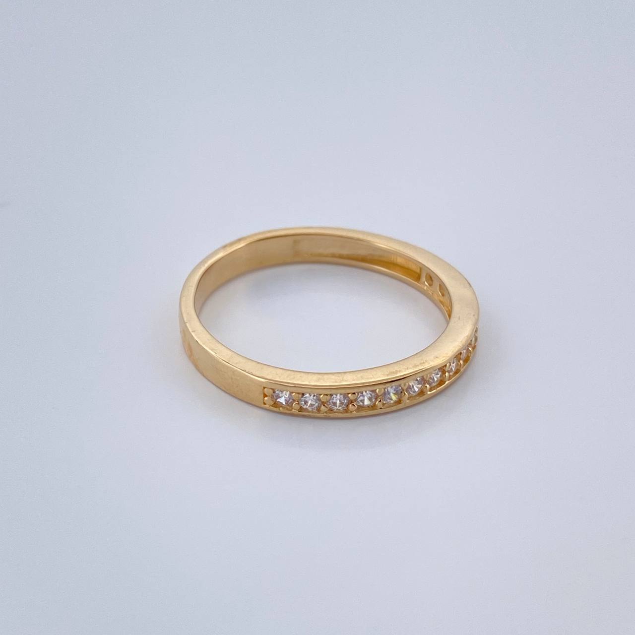 Anillo Argolla Churumbela 2.4gr / T7 / Oro Amarillo 18K $