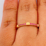 Anillo Tornillo 1.55gr / T6 1/2 / Oro Amarillo 18K $