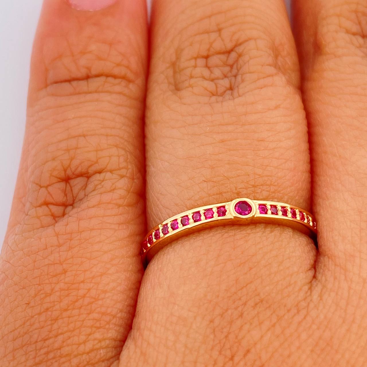 Anillo Argolla Churumbela 1.35gr / T6 1/4 / Oro Amarillo 18K $