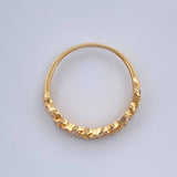 Anillo Carril Entrelazado 1.85gr / T6 / Oro Amarillo 18K $