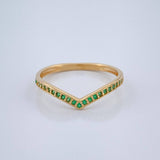 Anillo Tiara 1.6gr / T7 1/2 / Oro Amarillo 18K $