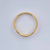Anillo Tiara 1.6gr / T7 1/2 / Oro Amarillo 18K $