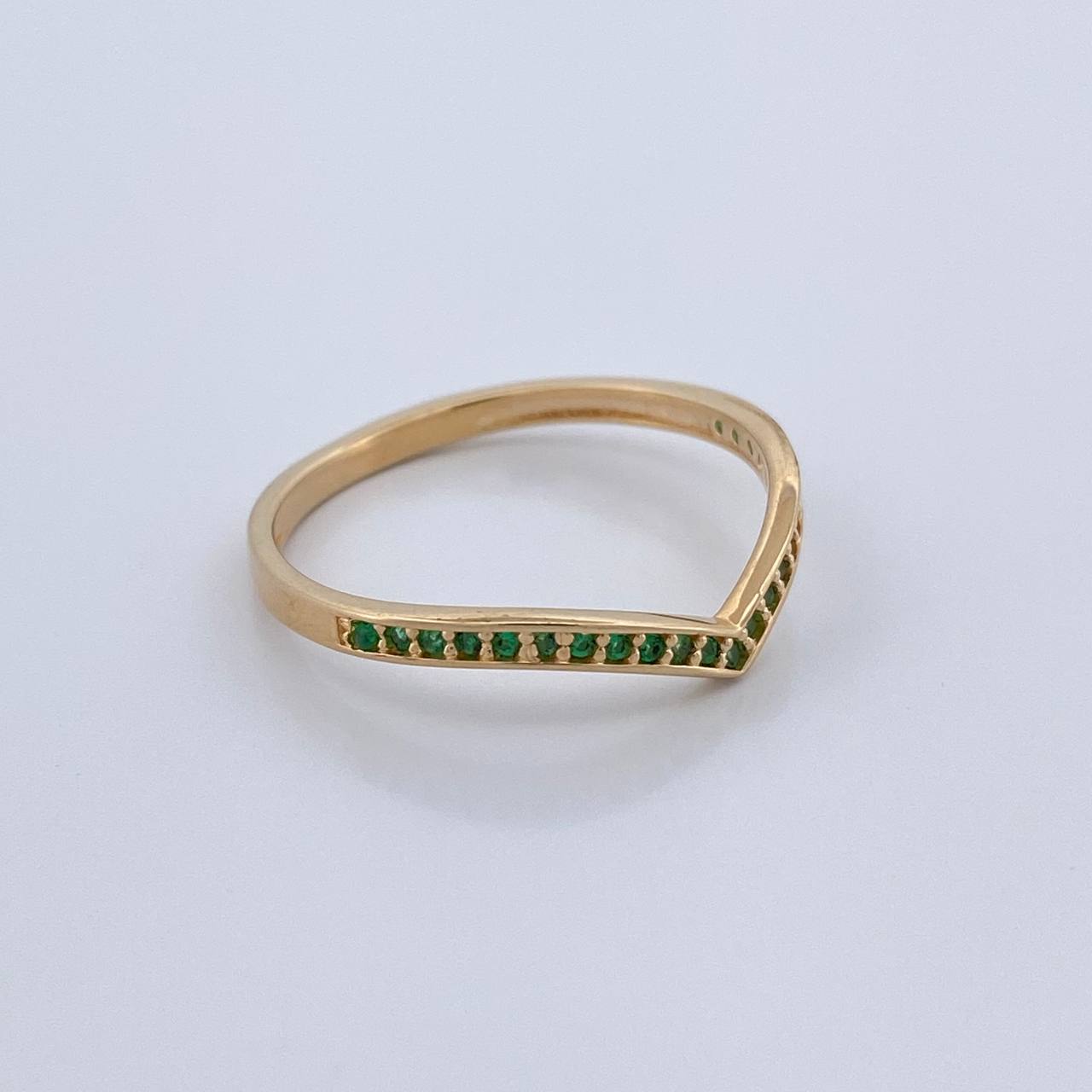 Anillo Tiara 1.6gr / T7 1/2 / Oro Amarillo 18K $