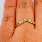 Anillo Tiara 1.6gr / T7 1/2 / Oro Amarillo 18K $