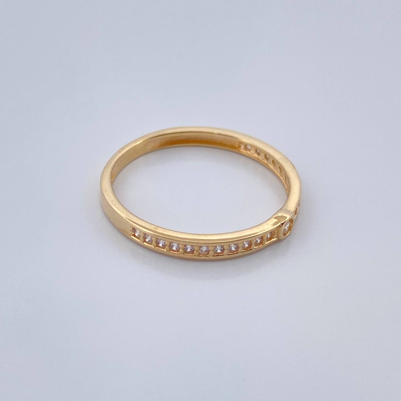 Anillo Argolla Churumbela 1.35gr / T5 1/2 / Oro Amarillo 18K $