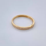 Anillo Argolla Churumbela 1.35gr / T5 1/2 / Oro Amarillo 18K $