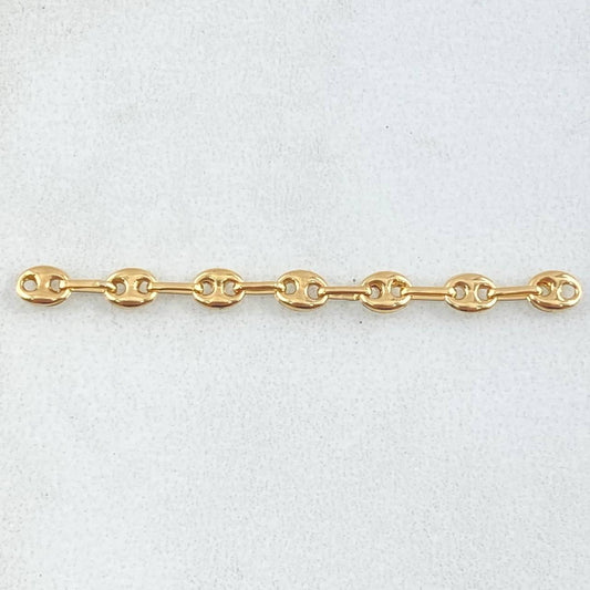 Herraje Retazo GC 7 Eslabones 0.45gr / 1 3/4 in / 3.3mm Oro Amarillo 18K