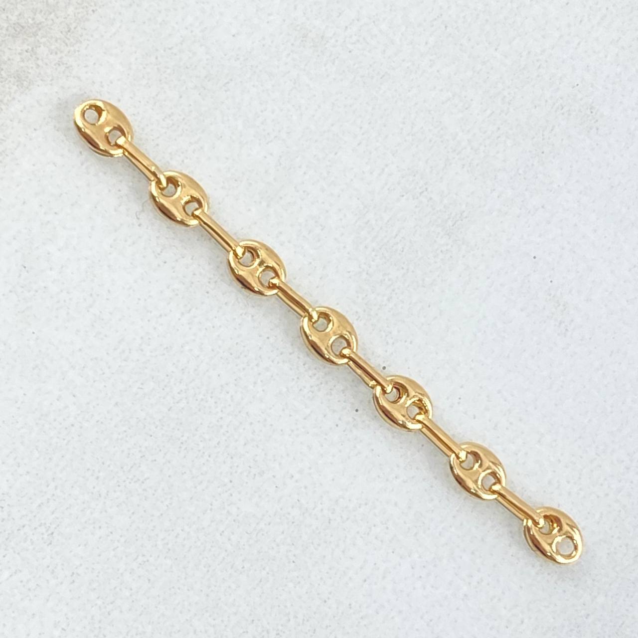 Herraje Retazo GC 0.4gr / 4.2cm / Oro 18K