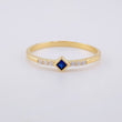 Anillo Rombo Tupido 1.4g / T6 3/4 Oro Amarillo 18K