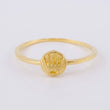 Anillo Circulo Corona 1.15g / T6 3/4 Oro Amarillo 18K