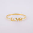 Anillo Love 1g / T5 1/4 Oro Amarillo 18K