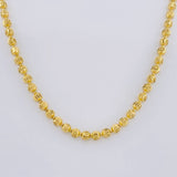 Cadena Militar Media Luna Diamantada 15.9g / 20 in / 2.9mm Oro Amarillo 18K