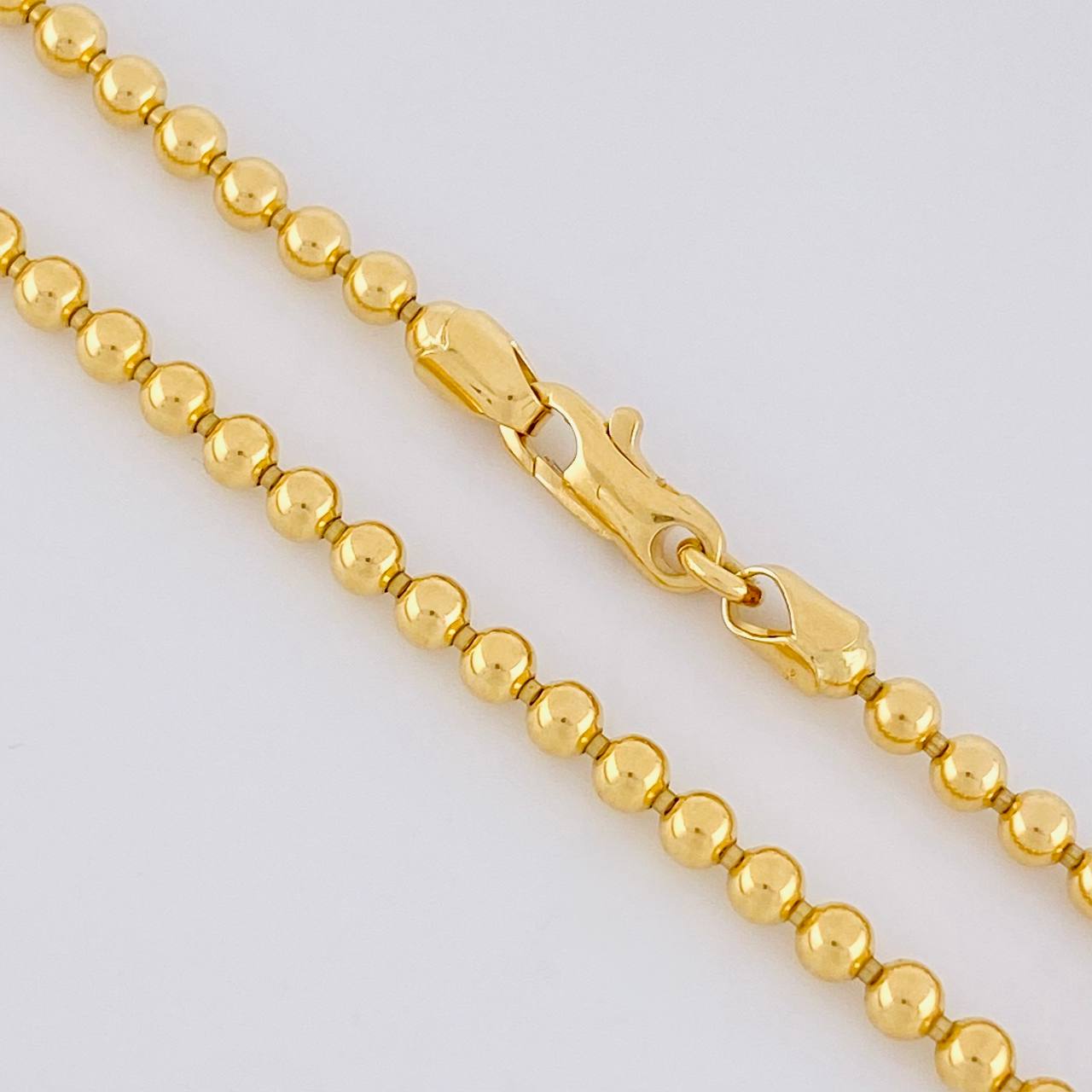 Cadena Militar 20.25g / 26 in / 3mm Oro Amarillo 18K