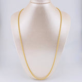 Cadena Militar 20.25g / 26 in / 3mm Oro Amarillo 18K