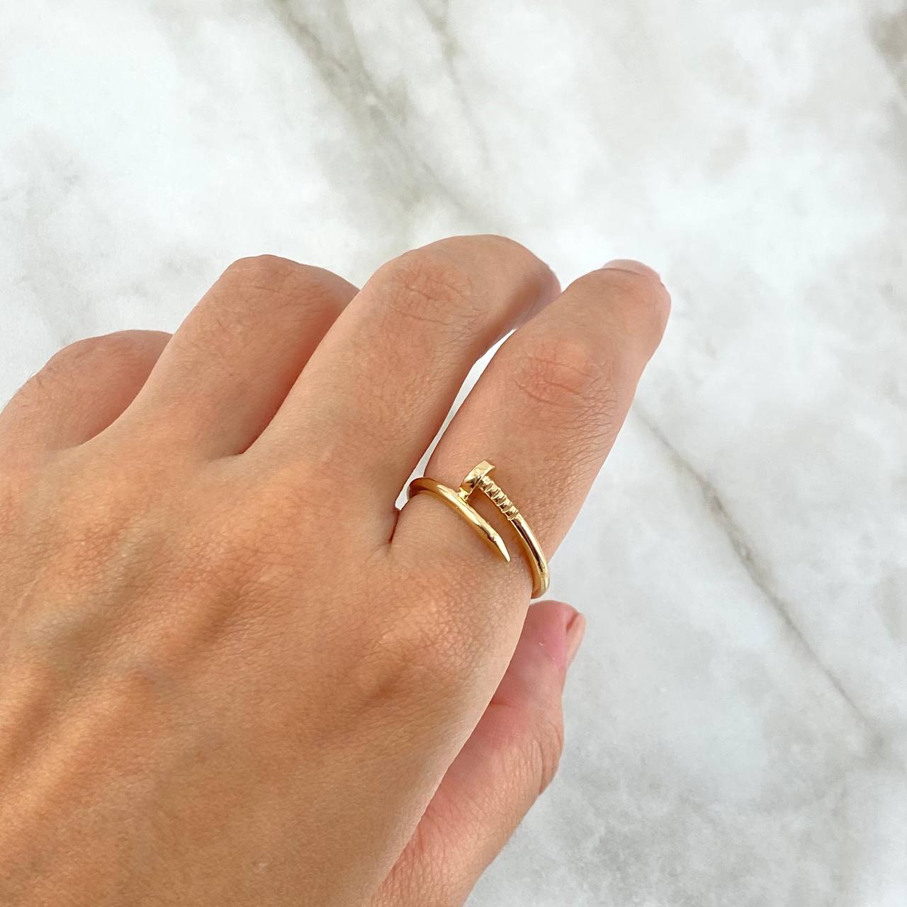 Nail Ring 3gr / T6 / 18K Gold ©