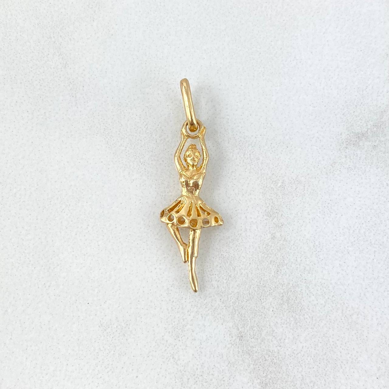 Dije Bailarina 1.25gr / 2.8cm / Oro Amarillo ©